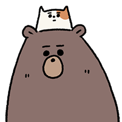 Daily simple bear stickers