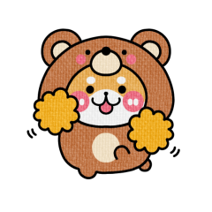 HOIPON animation sticker☆熊☆