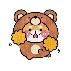 HOIPON animation sticker☆熊☆