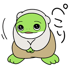 DAIGORO the Frog with polite atitude