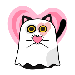 good ghost cat : )