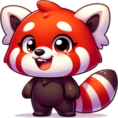 Together with Red Panda