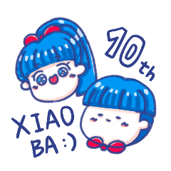 Let's smile!Xiao Ba-10 Years Anniversary