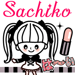 The lovely girl stickers Sachiko