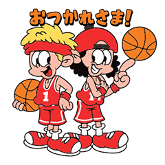 BASKETBALL KEVIN AND GABE Sticker