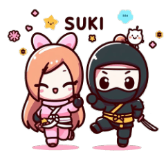 Cute Ninjas Stickers