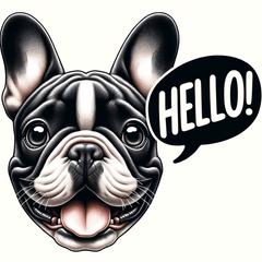 Chatty French Bulldog Expressions