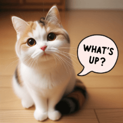 Japanese Calico Cat Stickers