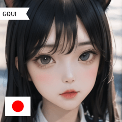 JP cat school uniform girl GQUI