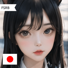 JP cat school uniform girl FSRB