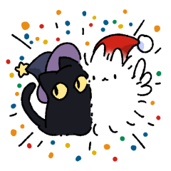 Bunny and cat's Double Holiday Notes