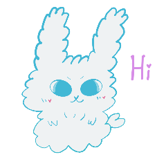 Y2K rabbit Snowball - LINE スタンプ | LINE STORE