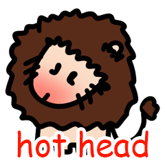 Hot head animal