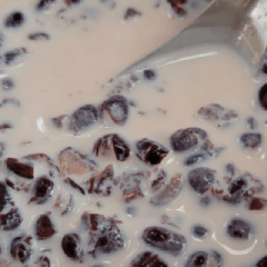 食物系列 : 阿公阿嬤的紅豆牛奶 #10