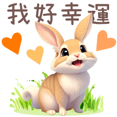 可愛兔兔日常貼圖