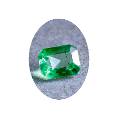 Emerald diamond happiness luck love hope