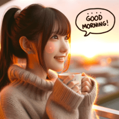 AI-Crafted Japanese Girl Stickers