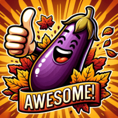 Autumn Eggplant Adventures