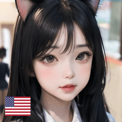 EN school uniform cat girl