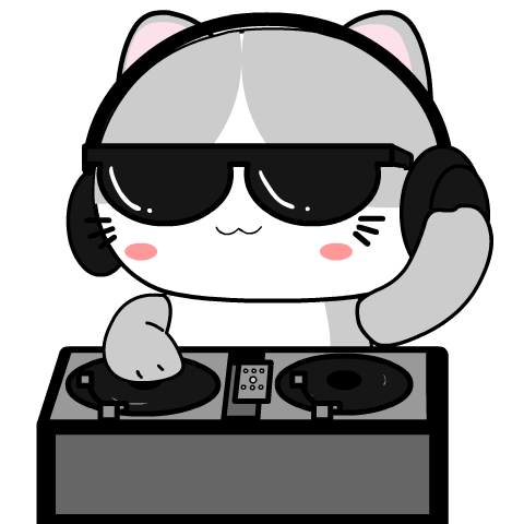 Grey Cat 7 : Pop-up stickers