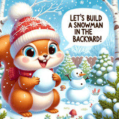 Winter Whispers: English Chat Stamps