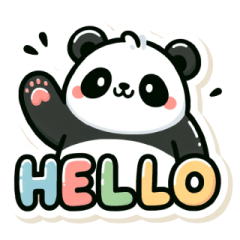 Vida diária do panda fofinho