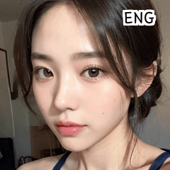 ENG cute korean girlfriend  A