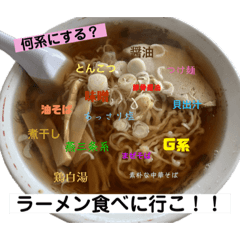 What kind of ramen will you eat today?