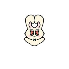 Rabbits Kao – LINE stickers | LINE STORE