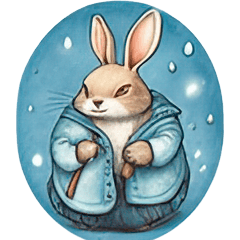 冬のウサギ物語