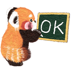Red panda Pohe/ OK / English