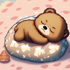 Fat Bear, invincibly cute stickers