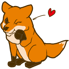 The fox sticker Kikiki 01