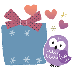 Owl happy message(tw)