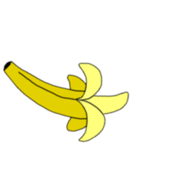 banana é doce e deliciosa.