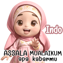 Hijab Cute Girl (Big - Indo)