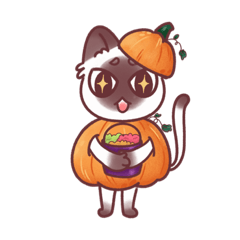 coconut meow : Halloween