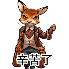 Deer Detectives in Suits (Chinese)