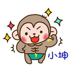 thunder monkey practical sticker 353