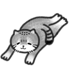 Fluffy Pallas Cat Animation Sticker