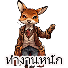 Deer Detectives in Suits (Thai)