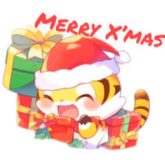 HuHu Tiger - Merry Christmas
