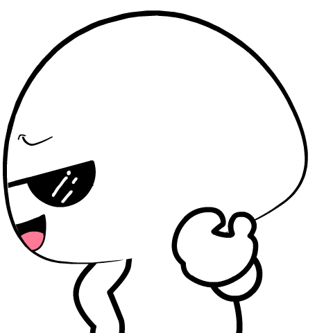 White Bald 11 : Pop-up stickers