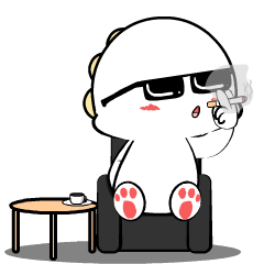 White Dino 5 : Animated Stickers