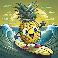 pineapple sticker