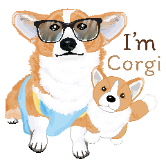 Corgi Dog Cute and  Doll so cute