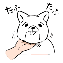 Colorless dog Sticker4