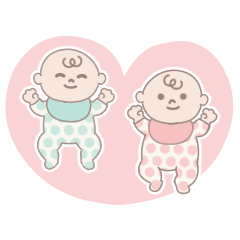 moving twins stickers