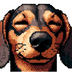 Dachshund [pixel art]