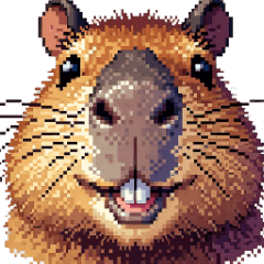 Capybara [pixel art]